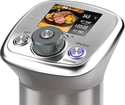 Gatuese sous vide Evolveo Salente ChefMax, ekran me ngjyra, çelik inox, gri-argjendtë