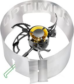 Сет кампинг шпорет Optimus Polaris со садови за готвење и шише за гориво 250 ml