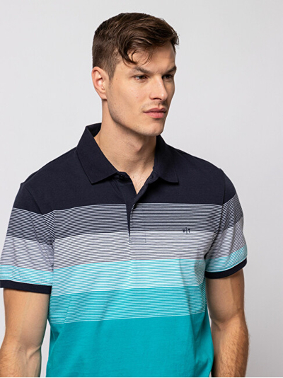 Maicë polo për meshkuj Heavy Tools Dustin 10440, e kaltër