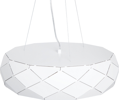 Lampë varëse CESANO, metal, stil modern, e bardhë