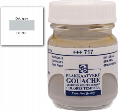 Bojë guaş Talens Gouache Extra Fine, 50ml, Cold Grey, gri e ftohtë