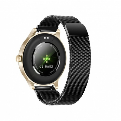 SmartWatch GARETT CLASSY GOLD-BLACK, STEEL (IP68 waterproof)