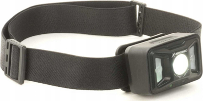 Llampë koke Author X-Head USB, 450 lm, bateri që rikarikohet, e zezë