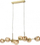 Llambadar varës Netlighting Erimida, 8 drita G9, 82cm, bronzi artë