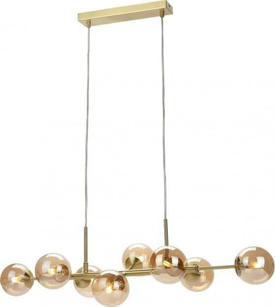 Llambadar varës Netlighting Erimida, 8 drita G9, 82cm, bronzi artë
