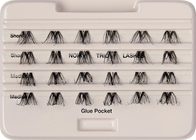 Вештачки трепки KISS The New Natural Trio Lashes 02, 24 праменчиња, природни