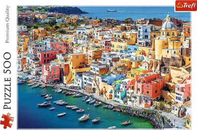 Puzzle Trefl Procida Campania Italy, 500 pjesë, shumëngjyrësh