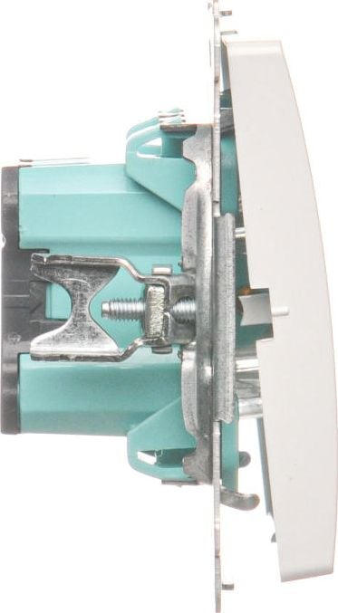 Buton drite Kontakt-Simon Simon Basic BMS1A.01/11, 16AX 250V, i bardhë