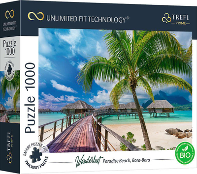 Puzzle Trefl Paradise Beach Bora Bora, 1000 copa, Unlimited Fit