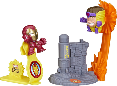 Lodër figurina Marvel Stunt Squad, Hero Vs Villain, set me 2 figura, shumngjyrëshe