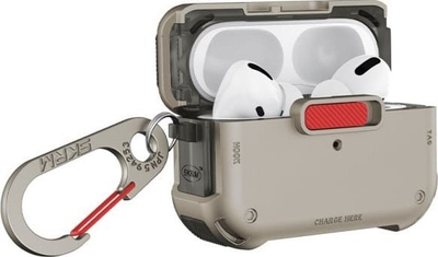 Mbështjellës Skinarma Mecha për AirPods Pro 2, për mbrojtje, titanium