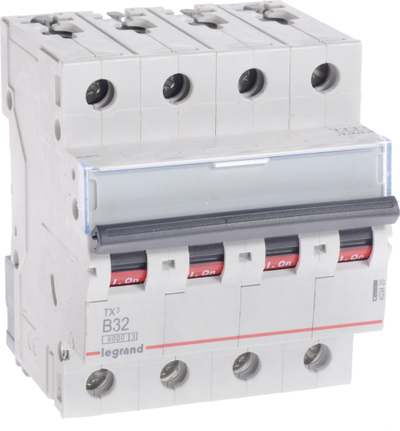 Ndërprerës modular Legrand LEXIC TX3 403420, për mbrojtje nga mbingarkesa dhe qarku i shkurtër