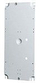 Pllakë montimi çelik P532876, 558mm, 125mm, argjendtë