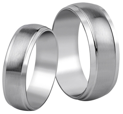 Unazë çeliku Troli Steel Ring, diametër i brendshëm 49 mm, argjendtë