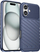 Mbështjellëse silikoni Thunder Case për iPhone 16, antirrëshqitëse, blu
