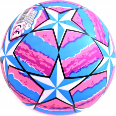 Top lodër prej gome Rubber Ball Stars, 20cm, për fëmijë, shumëngjyrëshe