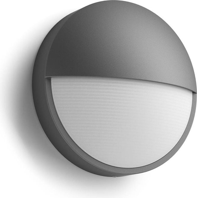 Aplike ѕидна светилка за надворешна употреба Philips Capricorn 16455/93/16, LED 2700K, IP44, антрацит