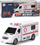 Makinë lodër ambulancë me pult Ciuciubabka 300245, me drita e tinguj, me karikues