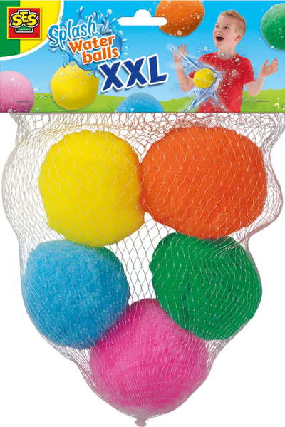 Set toptha uji SES Creative Splash Water Balls XXL, të mëdhenj, shumëngjyrësh