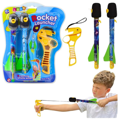 Set lodër slingshot Space, me raketa nga shkumë EVA, për lojë sport nëpër arkada