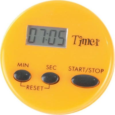 Timer digjital gatimi me kapëse dhe magnet, ekran i madh, i bardhë