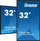 Monitor profesional Iiyama LH3241S-B2, 32\", Full HD, 350 cd/m², i zi