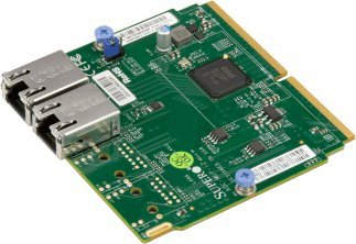 Kartë rrjeti Supermicro AOC-MGP-I2M, 2 porta Gigabit Ethernet, për serverë Twin