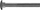 Set bulona karroce galvanizuar Toolland 82406, 1kg, 12x25mm, metalik