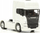 Lodër kamion metalik Welly Scania V8 R730, shkallë 1:64, ngjyrë e bardhë