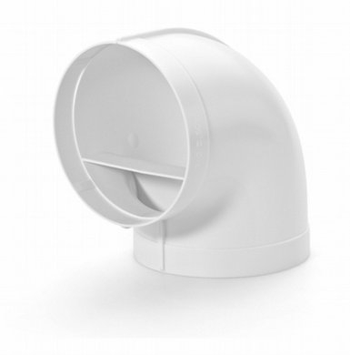 Gypthyes Naber R-RBV 155, kënd 90°, plastik, i bardhë