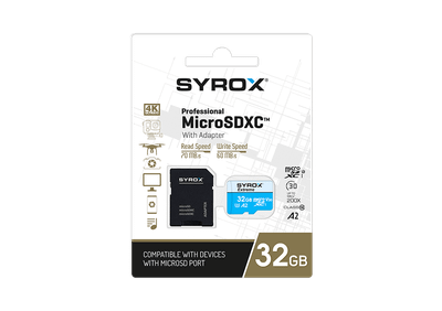 Kartë memorie Micro SD Syrox, 32GB