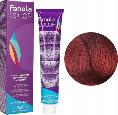 Ngjyrë flokësh Fanola Color Cream, 6.6 Dark Blonde Red, 100 ml, për gra