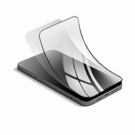 Xham mbrojtës Forcell Flexible Nano Glass 5D për iPhone 17 Pro Max, mbulim i plotë, antibakterial, i zi