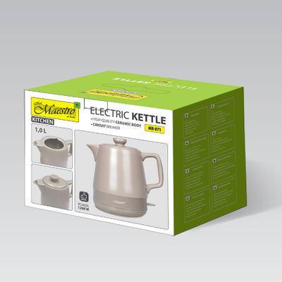 Zierëse elektrike qeramike Maestro MR-071, 1L, 1200W, bezhë