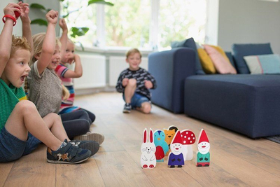 Set mini bowling BS GA355 Dwarf, për tavolinë, për kalamaj dhe të rritur