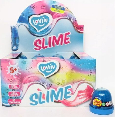 Lodër slime Glutek Hand Gum MrBoo, 120g, blu