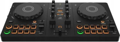 Kontrollues DJ AlphaTheta DDJ FLX2, 2 deck, 16 performance pads, i zi