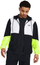 Xhaketë trajnimi Under Armour Legacy Windbreaker për meshkuj, me kapuç, kundër erës, e zezë e bardhë neoni