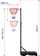 Kosh basketbolli NILS ZDK018, portativ, me lartësi 200-246 cm, i zi