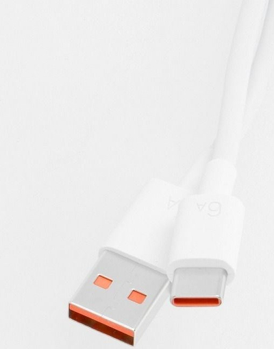 Kabllo USB Huawei SuperCharge LX04072043, USB A me USB C, 6A 66W, e bardhë