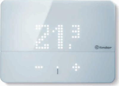 Termostat dhome digital Finder BLISS2, me Gateway WIFI, i bardhë