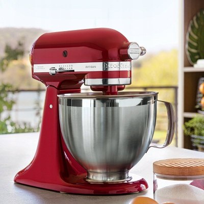 Mikser planetar KitchenAid 5KSM185PS, 300W, 2kg, inox