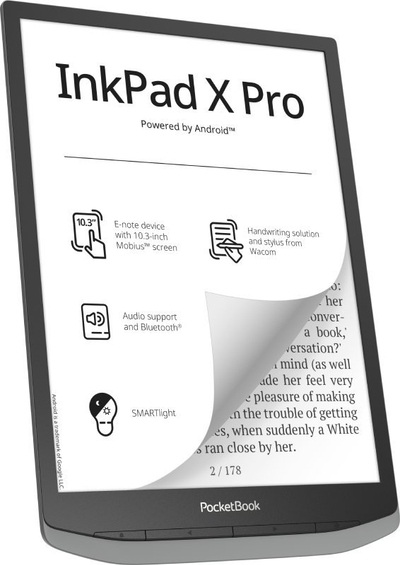 Lexues elektronik PocketBook InkPad X Pro, 10.3", Android, i zi