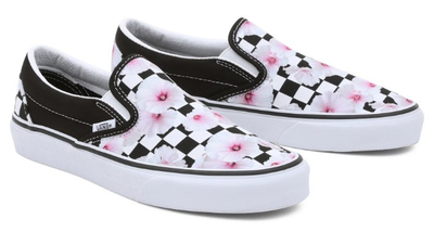 Atlete për femra Vans Classic Slip-Ons, të zeza/bardha