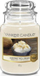 Qiri me erë Yankee Candle Coconut Rice Cream, 623g, kavanoz xhami, ngjyrë krem