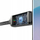 Kabllo USB C në USB C Usams Meteor SJ744USB0, 1.2m, 100W, gri
