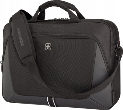 Çantë laptopi Wenger SwissGear 653300 XE Brief, 16", nga PET i ricikluar, me ngjyrë të zezë