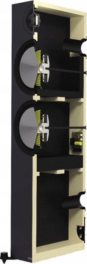 Kulla altoparlantësh Monitor Audio Bronze 500 6G, set çift, kolonë dyshemeje, të zinj