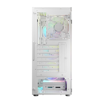 Kutia kompjuterike Logic Concept Portos ARGB, MIDI Tower, xham i temperuar, e bardhë