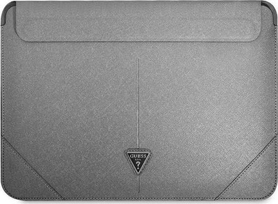 Çantë sleeve Guess 16", lëkurë eko, gri
